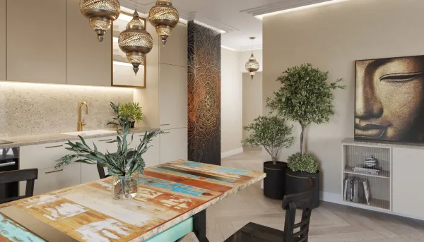 apartament kolorowy  