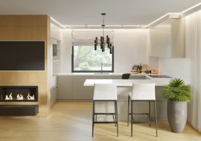 Apartament z biokominkiem 2