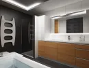 aprtament dwupoziomowy czarno bialy   dd   salon kapielowy c01