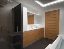 aprtament dwupoziomowy czarno bialy   dd   salon kapielowy c02
