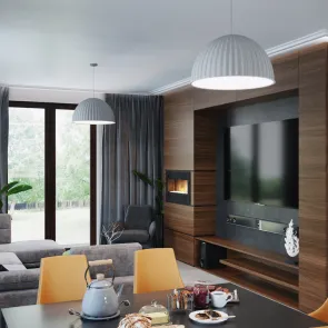 dom w stylu nowoczesnym  