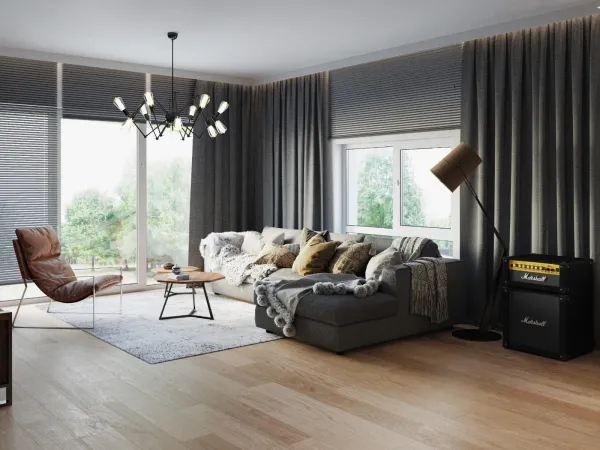 dom w stylu loft  